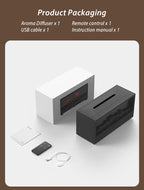 Transform the Atmosphere of Your Home: Ultrasonic Humidifier & Fireplace Diffuser with Flame Effect
