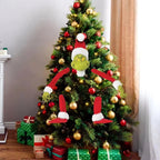 Christmas Elf Plush Ornament – Cute Hanging Tree Decoration & Holiday Gif