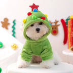 Christmas Fleece Hoodie For Small Dog Autumn Winter New Pet Pullover Coat Jacket Clothing Bichon Chihuahua Puppy Animal Cat Item