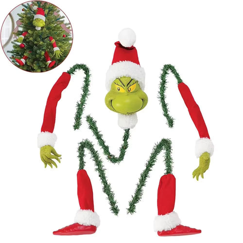 Christmas Elf Plush Ornament – Cute Hanging Tree Decoration & Holiday Gif