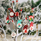 Holiday Wooden Pendants — Christmas Gnomes, Tree Decoration & New Year Gift