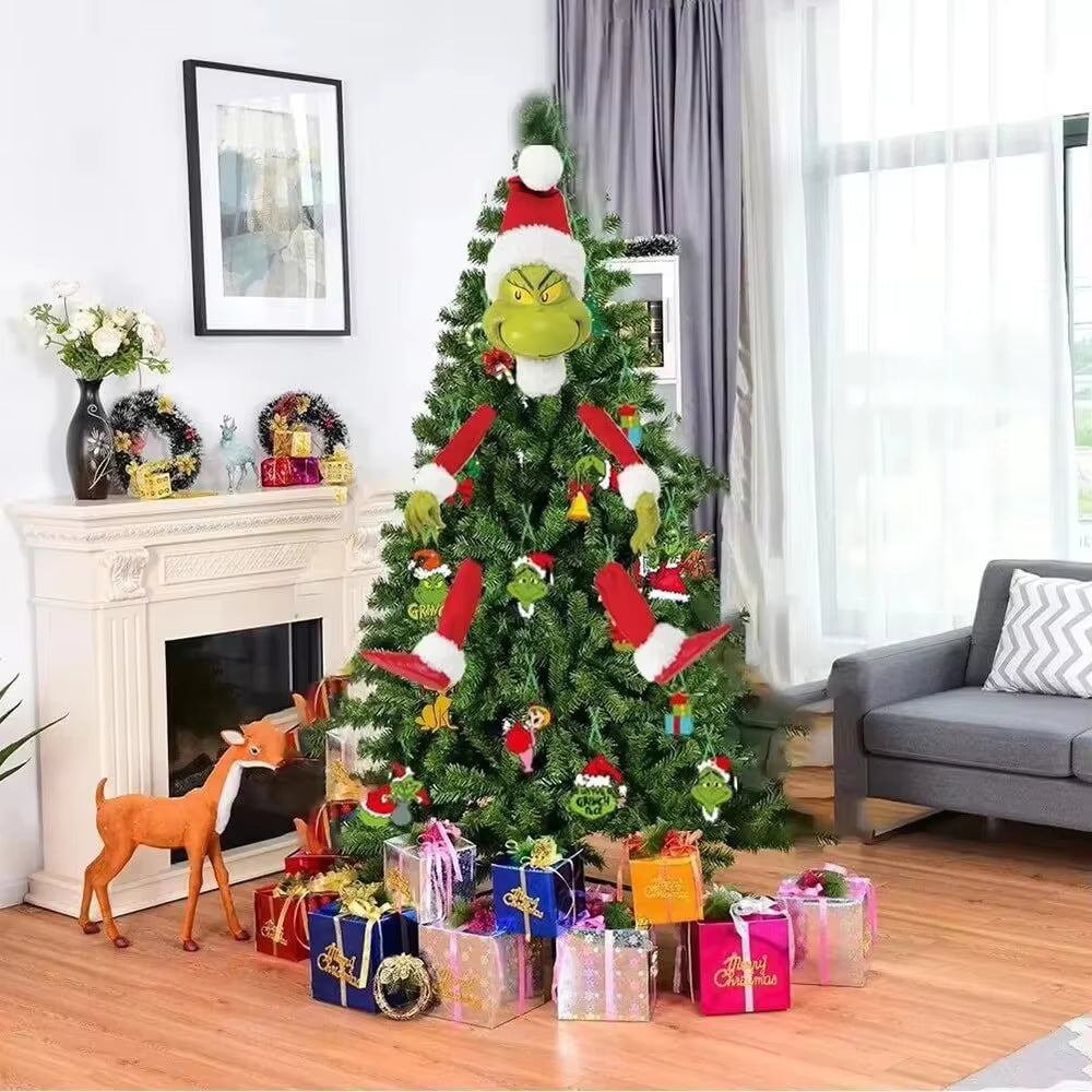 Christmas Elf Plush Ornament – Cute Hanging Tree Decoration & Holiday Gif