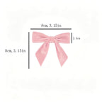 Vintage Red Velvet Christmas Bow Set – Decorative Ornaments for Tree & Gifts