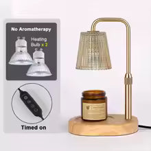 Dimmable Candle Warmer Light – 50W Wax Melt Lamp for Cozy Home Decor