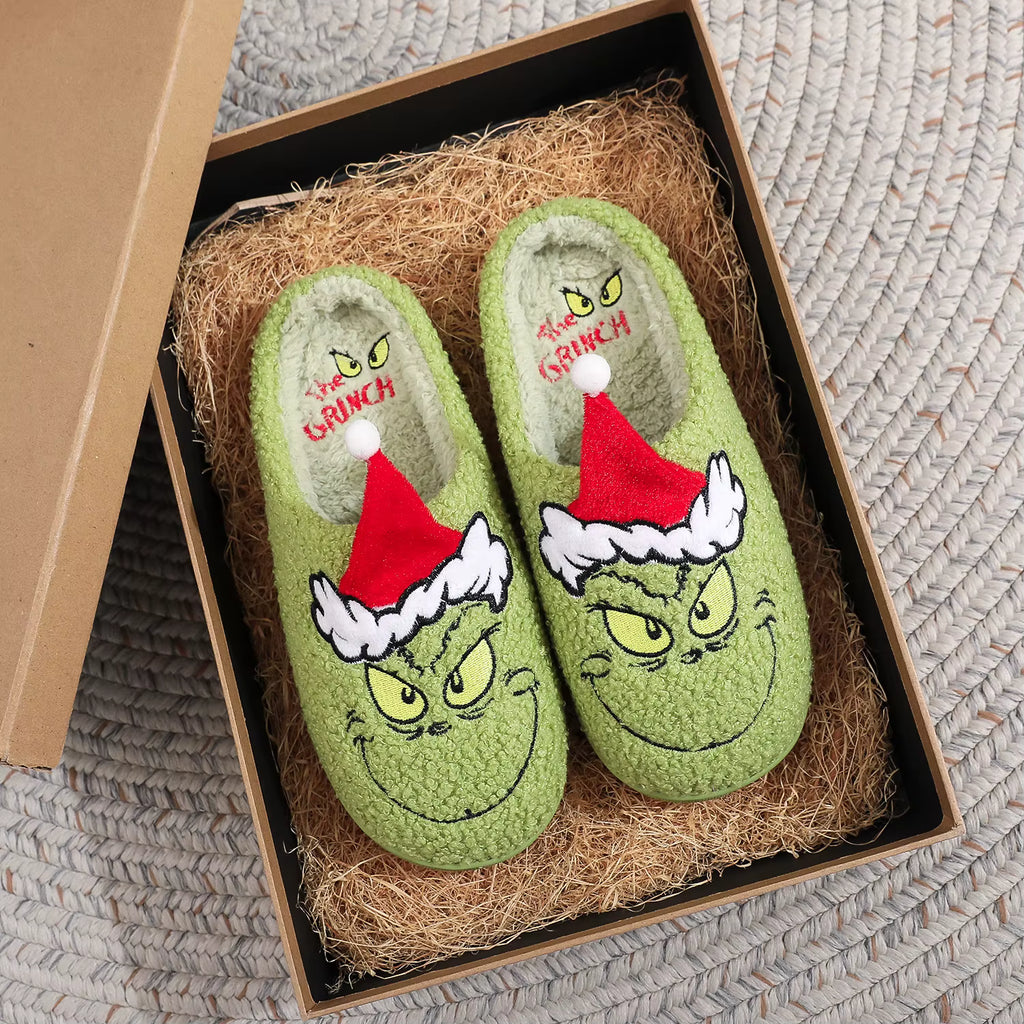 Unisex Monster Plush Slippers – Warm & Cozy Indoor Winter House Shoes