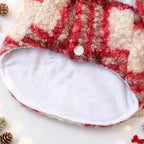 Christmas Dog Cape with Hood | Soft Winter Costume